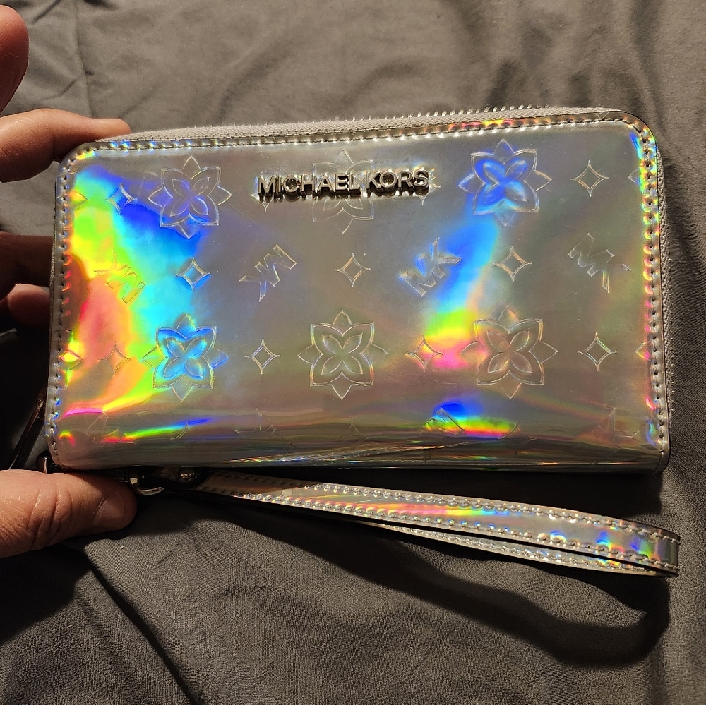 Michael Kors Iridescent Wristlet